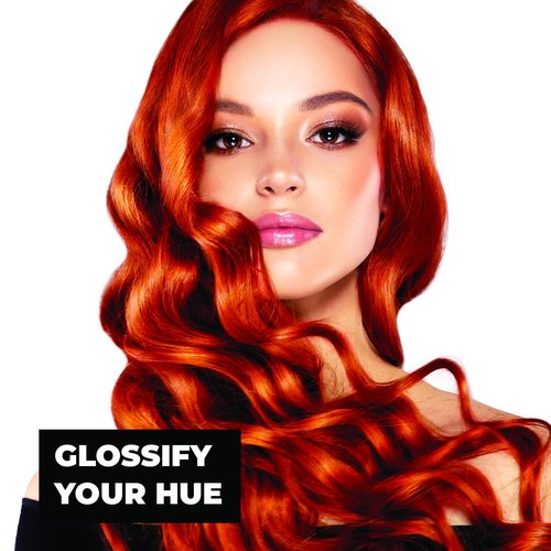 Keracolor High Shine Tinted Hair Gloss - Sheer Color-Enhancing In-Shower Treatment, Auburn, 8 Fl Oz