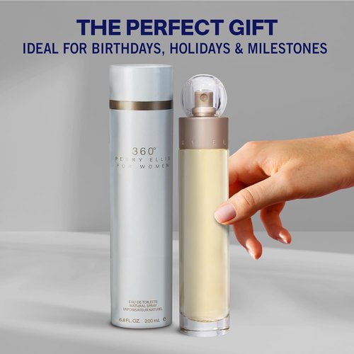 Perry Ellis 360 Eau De Toilette Spray for Women - 6.7 Oz | Long-Lasting Fragrance