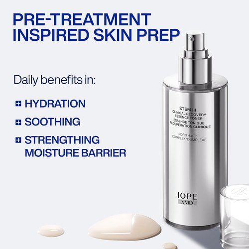 IOPE XMD Stem III Clinical Recovery Essence Toner - Hydrating & Soothing Face Prep - Balances & Calms Skin - 5.07 fl. oz.