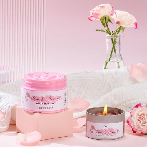 Peacoeye Spa Gifts for Women Valentines Day Bath Baskets Relaxing Spa Self Care Gift for Mom Her Sister Wife Auntie Home Bath Care Package Thank You Birthday for Women Friendship Ideas