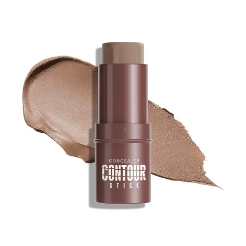 Skiennix Cream Contour Stick - Cool Toned Sculpting Makeup for Natural Definition | Long-Lasting & Buildable (09 Amber)