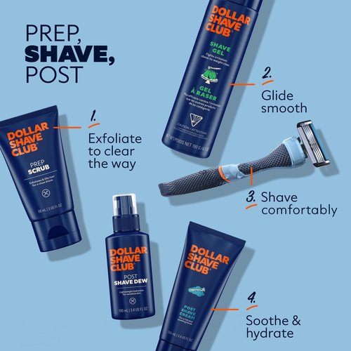 Dollar Shave Club | Shave Gel 6.7 ounce (2 Pack) | Moisturizing Shaving Gel for Sensitive Skin
