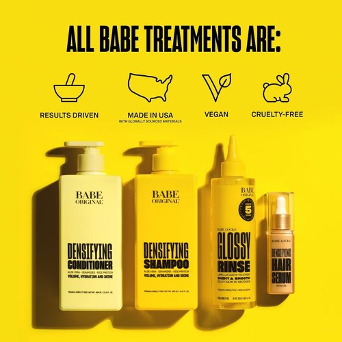 Babe Original Locks Densifying Hair Serum - Promotes Thickness for Thinning Hair | Unisex Formula