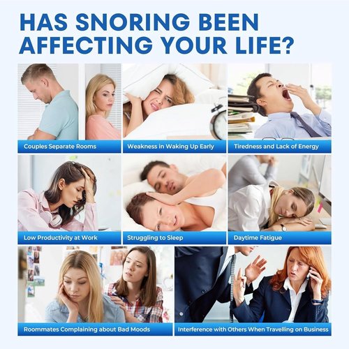 Mouth Guard for Grinding Teeth at Night: Anti-Grinding Guard for Sleeping -Personalized Fit Night Guards - Food-Grade Eva Foam (Transparent White)