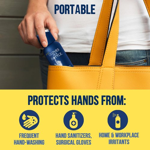 Gloves In A Bottle Shielding Lotion 3.4oz/100ml Tube + 2oz Combo - Second Skin for Hands & Body