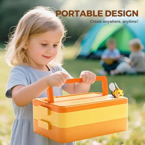 Skiennix Air Dry Clay Kit for Kids - Complete Modeling Set with Storage Box & Tools | Ages 6-12