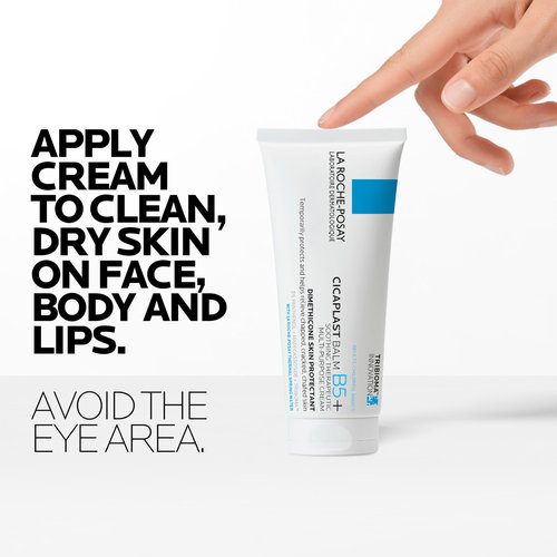 La Roche-Posay Cicaplast Balm B5+, Madecassoside + Shea Butter + Vitamin B5 Panthenol, Healing Ointment & Therapeutic Multi Purpose Calming Cream for Dry & Irritated Skin, Paraben Free, 100ml