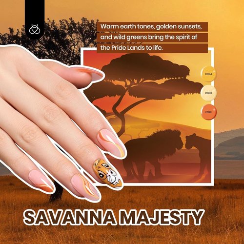 Beetles Gel Nail Polish Set - 44 PCS Brown Nude Burgundy Gel Polish Nails Fairytale Town Collection with 4Pcs Base Glitter Matte Glossy Top Coat Soak off Uv Gel DIY Manicure