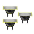 Genuine Philips OneBlade 360 Replacement Blades, For OneBlade Electric Shaver and Trimmer, 3 Pack, Model QP430/60