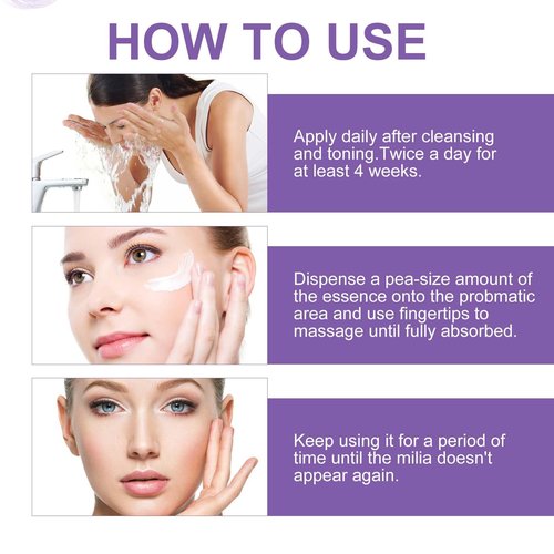 Milia Remover for Eyes and Face, Milia Spot Treatment with Salicylic Acid, Milia Acne Cream