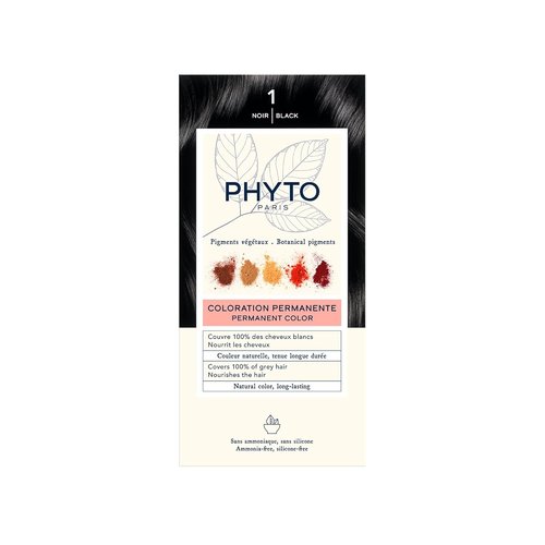 PHYTO Phytocolor Permanent Hair Color - 100% Grey Coverage, Ammonia-Free | 0.42 oz Botanical Formula