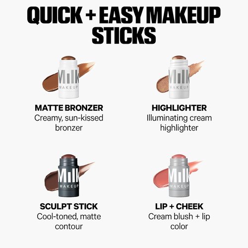 Milk Makeup Sculpt Stick - Cool-Toned Cream Contour for Natural Shadows | Hydrating & Buildable Formula