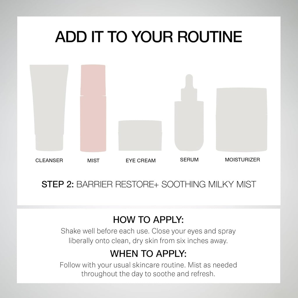 StriVectin Soothing Milky Face Mist - Hydrating Formula with Ceramides & Hyaluronic Acid