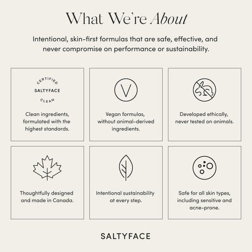SALTYFACE - Tanning Foam (Light to Medium) - Self Tanner for Body, Legs, Arms, Back - No Color Transfer - Oil Free, Fragrance Free - Streak-Free, Non-Clogging - Vegan Skin Care - 5 FL OZ (150 ML)