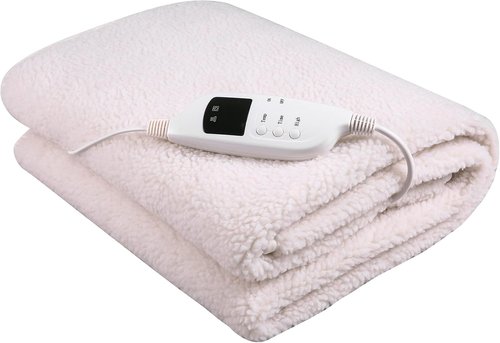 Skiennix Deluxe Fleece Massage Table Warmer - 12 Foot Power Cord | Safe Temperature Up to 88°F