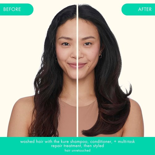 Amika The Kure Strength Repair Shampoo - Nourishing Formula for Damaged Hair | 10.1 Fl Oz