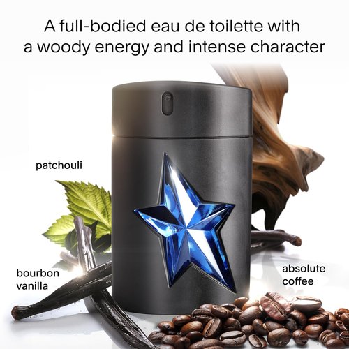 Mugler A*Men Eau de Toilette | Woody & Ambery Men's Cologne with Patchouli & Coffee Extract