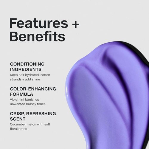 Paul Mitchell Platinum Blonde Violet Conditioner - Banish Brass, Brighten Light to Medium Blonde & Gray Hair