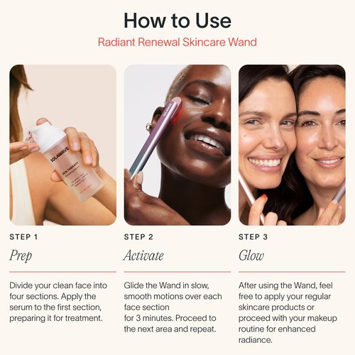 Solawave Wand Skin Therapy Activating Serum | Hyaluronic Acid and Peptides | Enhance Skincare Device Results | Hydrating Microcurrent Galvanic Current | Wrinkle Smoothing