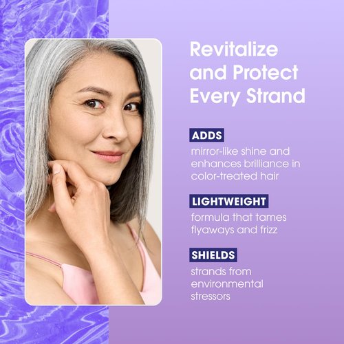 One 'n Only Shiny Silver Ultra Shine Spray - Purple Hair Shine for Enhanced Color & Damage Repair (4 oz)