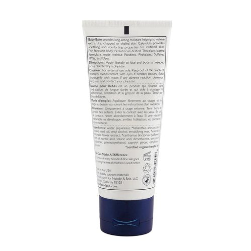 Noodle & Boo Baby Balm - Hypoallergenic Natural Skin Care with Organic Calendula | 3.4 Oz