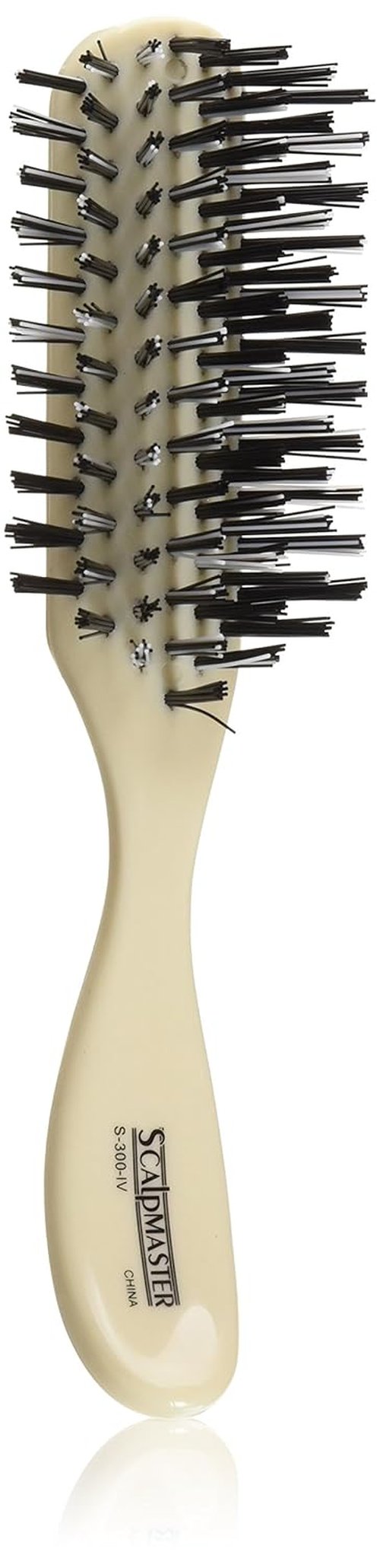 Scalpmaster Nylon Bristle Salon Contour Brush - Perfect for Styling & Detangling | S-300-IV