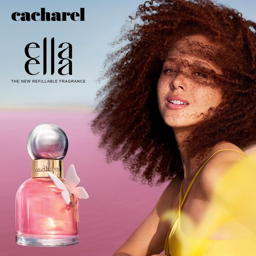 Cacharel Ella Ella Vanilla Perfume for Women - Floral Chypre with Coconut & Bourbon Vanilla - Long Lasting Fragrance