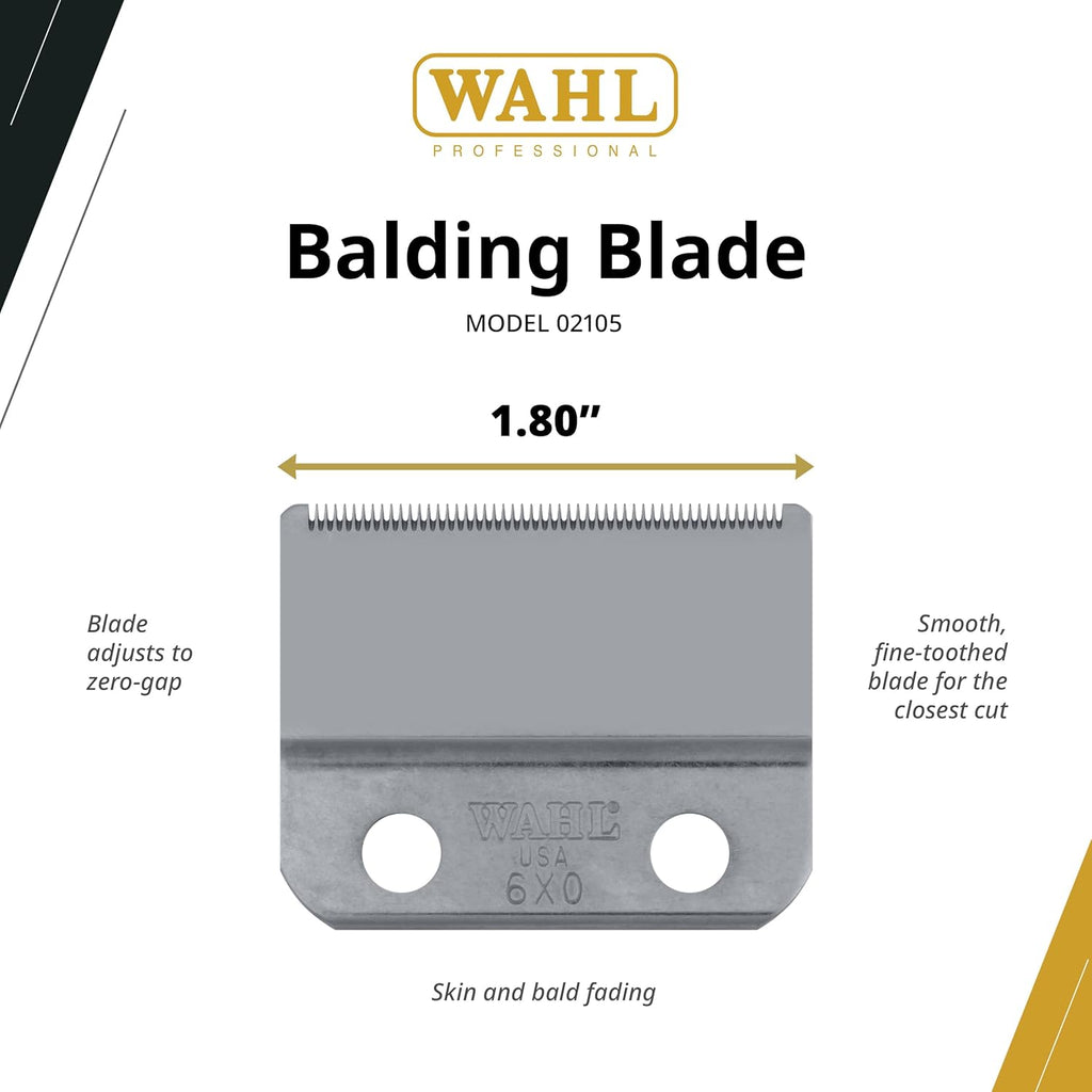 Wahl Professional Balding Blade - Ultra Close Replacement for 5 Star Clipper | 6X0 Size