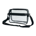TotePrint Transparent Colorful Iridescent PVC Crossbody Bag, Girl Purse Cosmetic Storage Bag 10.2 x 7.48 x 2.95 inches (A230084-1012-0)
