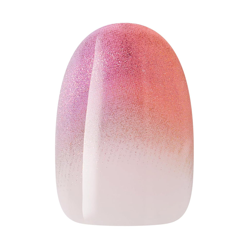WICKED X KISS Press On Nails - Pink Perfection | Short Oval, Waterproof & Chip Proof, 28 Nails Set