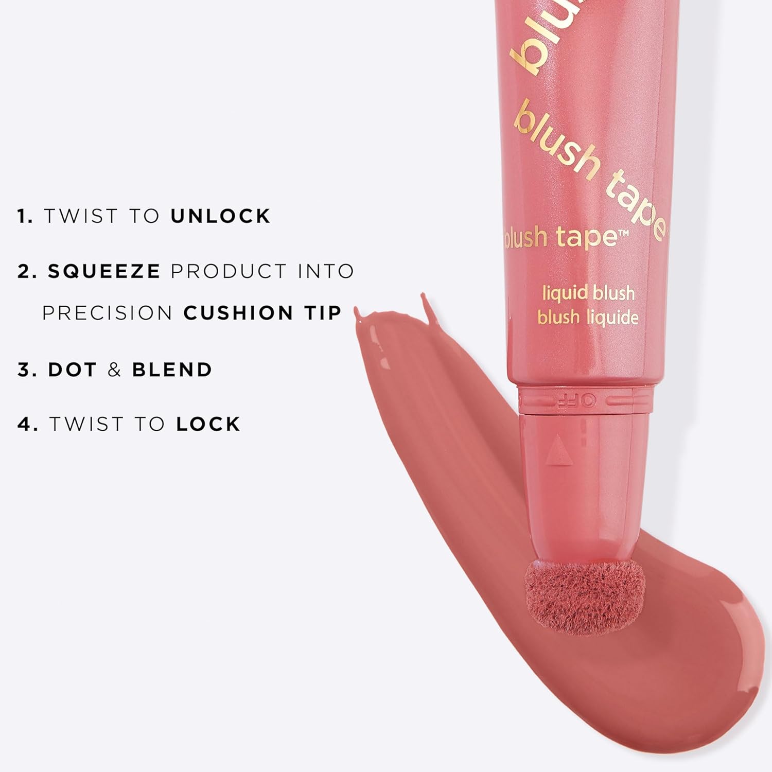 Tarte Blush Tape Satin Liquid Blush - Blendable, Buildable Formula with Mineral Pigments | Lightweight Hydrating Finish