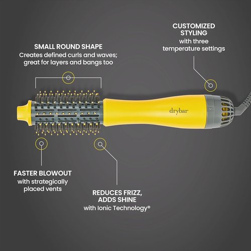 Drybar Blow-Dryer Shot Collection - Achieve Faster Blowouts with Volume & Less Frizz | Select Your Ideal Barrel Size