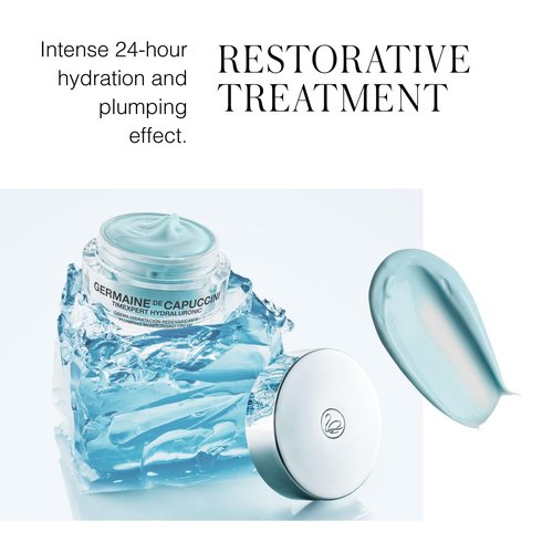 Germaine de Capuccini - Timexpert Hydraluronic I Hyaluronic Acid - Plumping Moisturising Cream Rich Sorbet I Anti-Aging Face Cream - Dehydrated, normal to dry skin - 1.70 oz