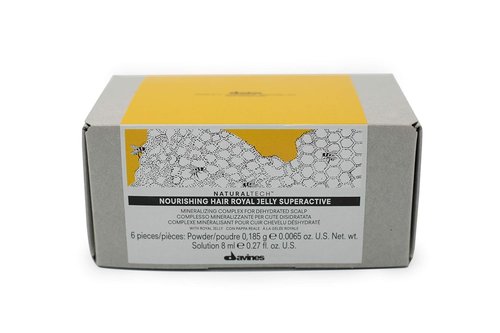 Davines Naturaltech Nourishing Royal Jelly Superactive | Hydrating Treatment for Dry Hair - 6 x 0.27 Fl Oz