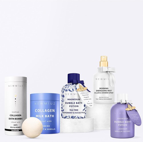 Regine Switzerland Magnesium Bubble Bath - Long-Lasting Foam for Sore Muscle Recovery | Relaxing Tea Tree & Eucalyptus