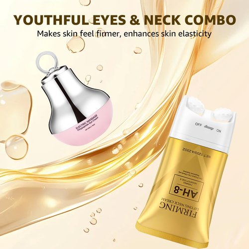 Botanikind AH-8 Neck-Eye Care Tightening & Revitalizing Set -Smooth of Fine Lines, Eye & Neck Treatment, Skin Moisturizer, Deep Moisturizing Skincare All Skin Types