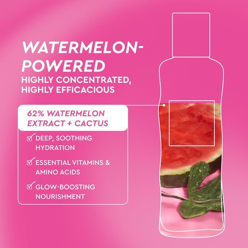 Glow Recipe PHA + BHA Face Toner - Korean Exfoliating Toner for Pores, Hydrating Watermelon & Cactus Water (150ml)