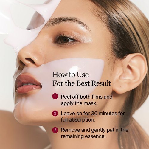 ROUND LAB Camellia Collagen Mask, 30min Hydrogel Mask, Quick Hydration, Firming&Pore Minimizing, For sensitive skin, Micro molecule collagen, Facial Mask, 34 g/1.19 Fl Oz 4ea
