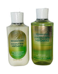 Bath & Body Works Coconut Lime Verbena Body Lotion and Body Gel Wash 2 Piece Set