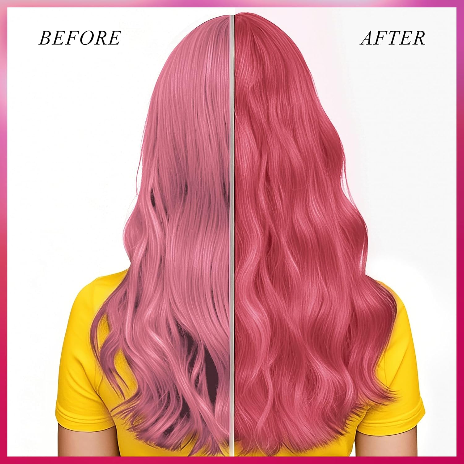 VOLLUCK Color Depositing Conditioner - 3-in-1 Cruelty-Free Hair Mask for Shine & Softness | Light Pink, 5.28 Fl Oz