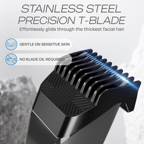 HUMMINGBIRD MK14 BeardMaster - Premium Cordless Beard Trimmer with 20 Length Settings & LED Display