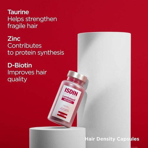ISDIN Lambdapil Hair Density Capsules - Hair Thickening Vitamins for Thinning Hair | 30 Count