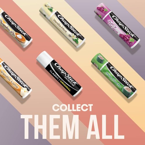ChapStick Classic Original Lip Balm - 12-Count Moisturizer for Dry Lips | 0.15 Oz Each