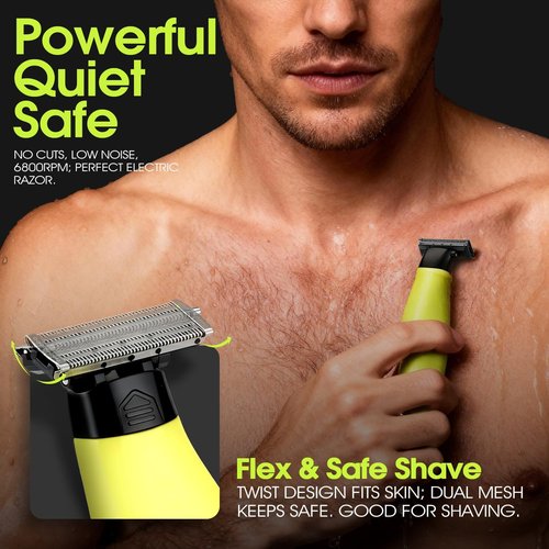 DSP Electric Beard Trimmer - Versatile Face & Body Hair Shaver for Men | Low Noise, Waterproof Design