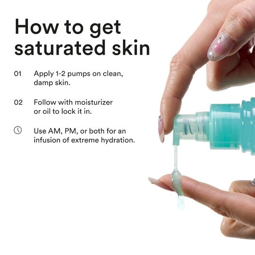 Experiment Super Saturated Ultra Hydrating Barrier Serum - 30% Glycerin & Polyglutamic Acid for Plump, Dewy Skin | 1.35 FL OZ