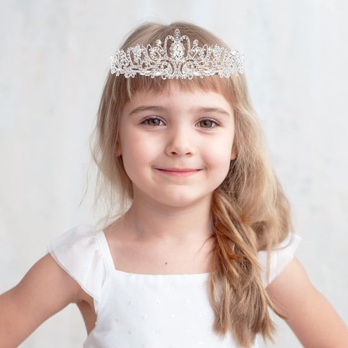 BBTO 10 Pcs Crystal Tiara and Crowns for Women Girls Princess Rhinestone Crown Queen Headbands with Combs Bride Tiaras for Christmas Birthday Party Gifts Wedding Prom Hair Accessories(Silver)