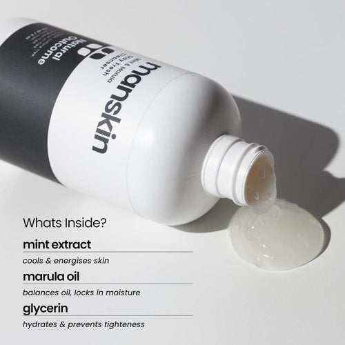 Natural Outcome Men's Face Wash - Cleansing Gel with Mint & Marula Oil | Sulfate-Free 8 oz