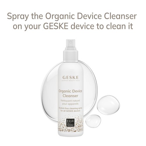 GESKE Body Brush | 4 in 1 | Cleansing Brush for The Entire Body | Professional Deep Cleaning | Soft Silicone Bristles | Ergonomic Two-Finger Design | Cleanses & Massages