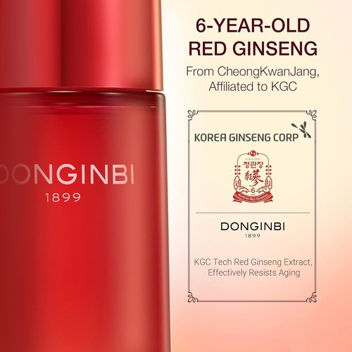 Donginbi Red Ginseng Skin Care Set - Firming Moisturizer, Hydrating Toner & Essence | Korean Beauty Essentials