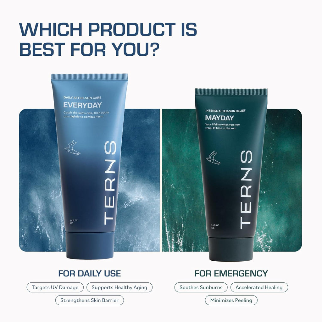 TERNS Everyday Advanced Moisturizer - Hydrating Face & Body Lotion for Men & Women | 3.4 Oz, Travel Friendly